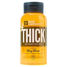 Duke Cannon Supply Co. Thick Bay Rum High-Viscosity Body Wash, 17.5 fl oz