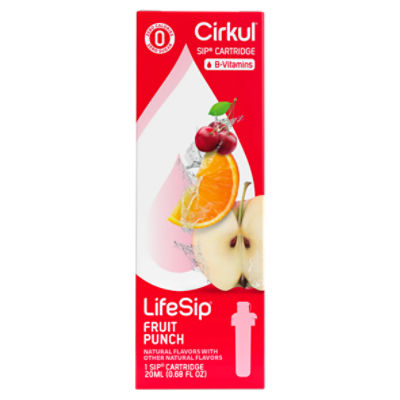 Cirkul LifeSip Fruit Punch Sip Cartridge, 1 count, 0.68 fl oz