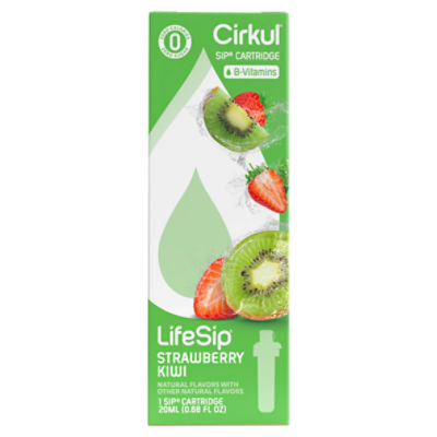 Cirkul LifeSip Strawberry Kiwi Sip Cartridge, 1 count, 0.68 fl oz