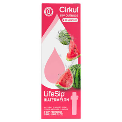 Cirkul LifeSip Watermelon Sip Cartridge, 1 count, 0.68 fl oz