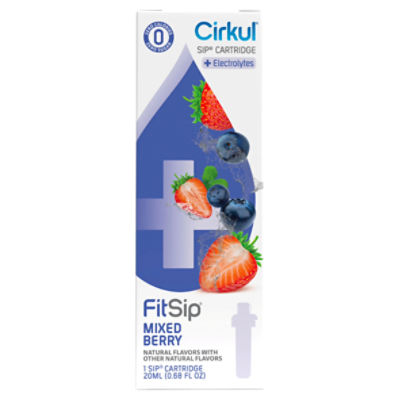 Cirkul FitSip Mixed Berry Sip Cartridge, 1 count, 0.68 fl oz