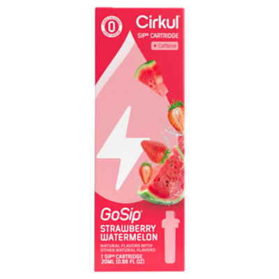 Cirkul GoSip Strawberry Watermelon Sip Cartridge, 1 count, 0.68 fl oz