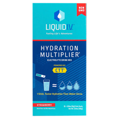 Liquid I.V. Hydration Multiplier Strawberry Electrolyte Drink Mix, 5.65