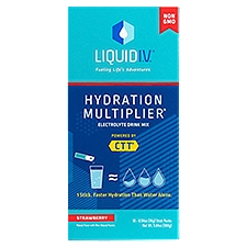 Liquid I.V. Hydration Multiplier Strawberry Electrolyte Drink Mix, 5.65 oz, 10 count