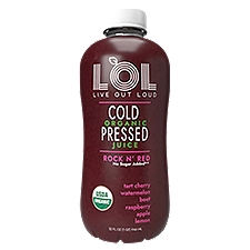 LOL Rock N' Red Cold Organic Pressed Juice, 32 oz