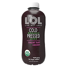 LOL Smart Tart Cherry Cold Organic Pressed Juice, 32 fl oz
