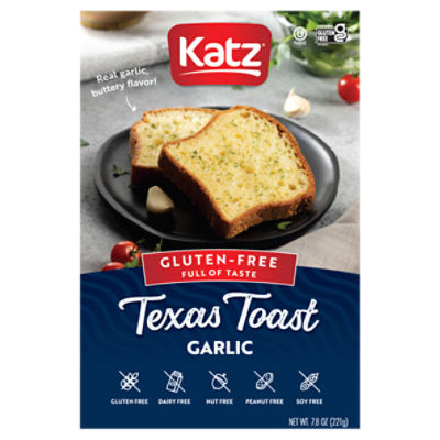 Katz Garlic Texas Toast, 7.8 oz, 7.8 Ounce