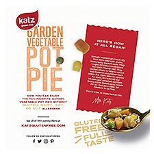 Katz Gluten Free Garden Vegetable Pot Pie, 9.0 oz
