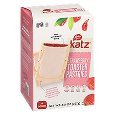 Katz Gluten Free Strawberry Toaster Pastries, 4 count, 8 oz, 8 Ounce