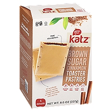 Katz Gluten Free Brown Sugar Cinnamon Toaster Pastries, 4 count, 8.0 oz
