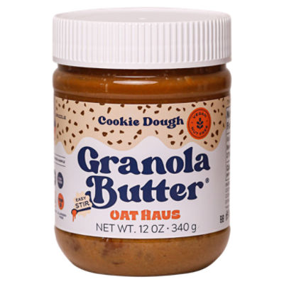 Oat Haus Cookie Dough Granola Butter, 12 oz