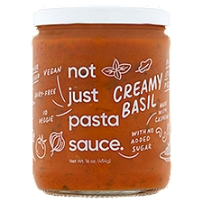 Not Just Creamy Basil Pasta Sauce, 16 oz