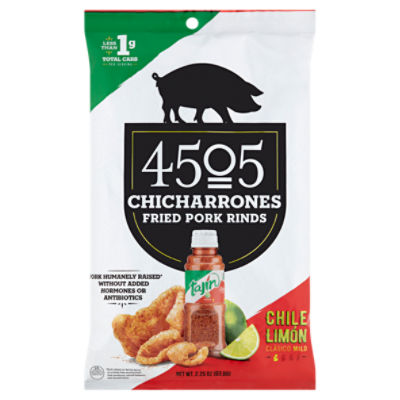 4505 Mild Chile Limón Chicharrones Fried Pork Rinds, 2.25 oz