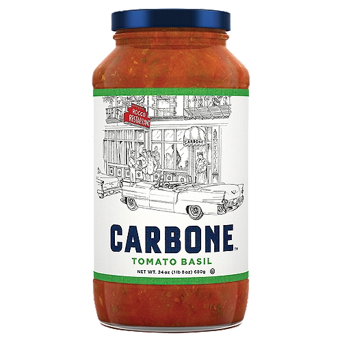 Carbone Tomato Basil Sauce, 24 oz
Bring elevated dining home with the vibrant flavors of Carbone. Only the finest ingredients, slow cooked & made in small batches.