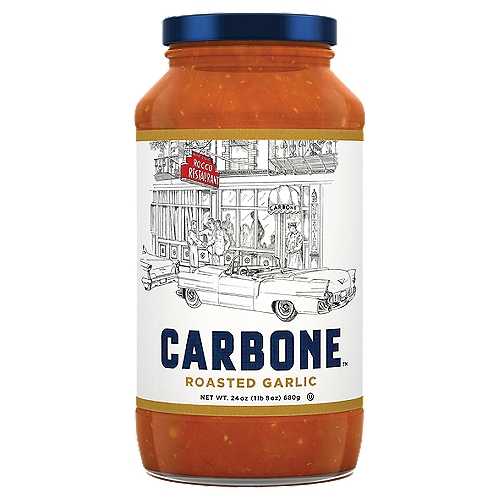 Carbone Roasted Garlic Sauce, 24 oz
Bring elevated dining home with the vibrant flavors of Carbone. Only the finest ingredients, slow cooked & made in small batches.
