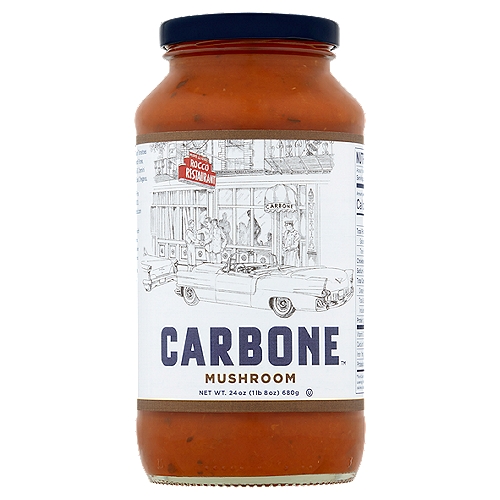 Carbone Mushroom Sauce, 24 oz
Bring elevated dining home with the vibrant flavors of Carbone. Only the finest ingredients, slow cooked & made in small batches.