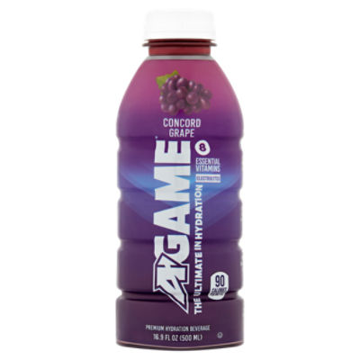 A-Game Concord Grape Premium Hydration Beverage, 16.9 fl oz