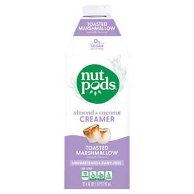 nut pods Toasted Marshmallow Almond + Coconut Creamer, 25.4 fl oz
