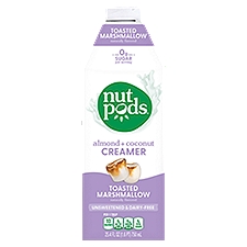 nut pods Toasted Marshmallow Almond + Coconut, Creamer, 25.4 Fluid ounce