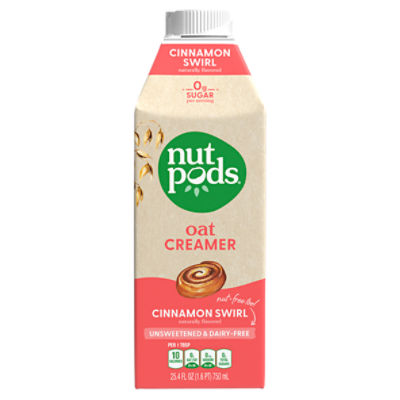 nutpods Cinnamon Swirl Oat Creamer, 25.4 fl oz