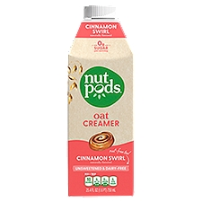 nutpods Cinnamon Swirl Oat Creamer, 25.4 fl oz