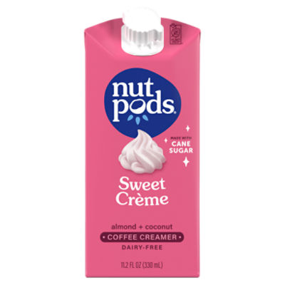 nutpods Sweet Crème Almond + Coconut Coffee Creamer, 11.2 fl oz