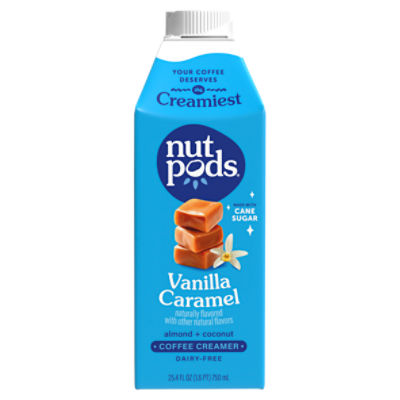 nutpods Vanilla Caramel Almond + Coconut Coffee Creamer, 25.4 fl oz