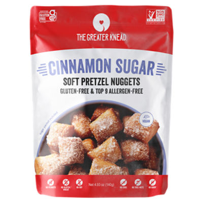 The Greater Knead Cinnamon Sugar Soft Pretzel Nuggets, 4.93 oz