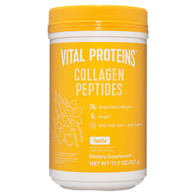 Vital Proteins Vanilla Collagen Peptides Dietary Supplement, 11.5 oz, 11.5 Ounce