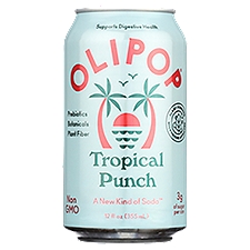 Olipop Tropical Punch Sparkling Tonic, 12 fl oz