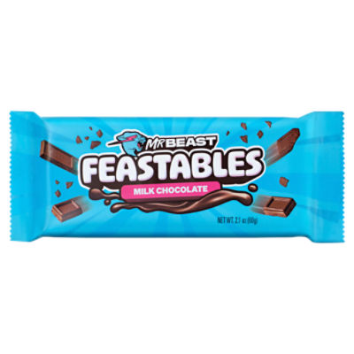 Mr Beast Feastables Milk Chocolate, 2.1 oz