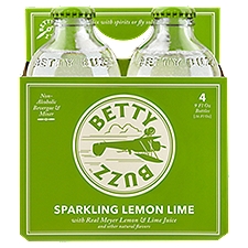 Betty Buzz Sparkling Lemon Lime, 9 Fluid ounce