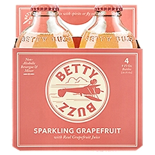 Betty Buzz Sparkling Grapefruit, 9 Fluid ounce