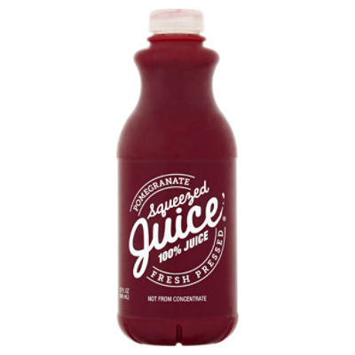 Squeezed Juice Pomegranate Fresh Pressed 100% Juice, 32 fl oz, 32 Fluid ounce