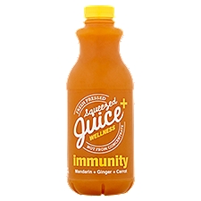 Squeezed Juice Fresh Pressed Immunity Manadarin + Ginger + Carrot Wellness Juice, 32 fl oz, 32 Fluid ounce