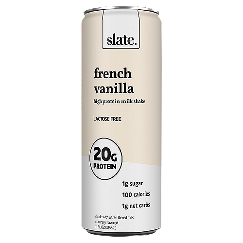 Slate French Vanilla Ultra-Filtered Milk, 11 fl oz