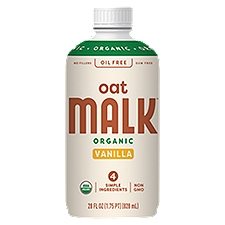 Malk Organic Vanilla Oat Milk, 28 fl oz