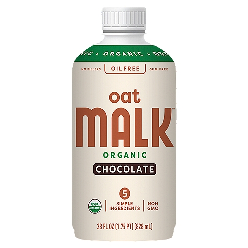 Malk Organic Chocolate Oat Milk, 28 fl oz