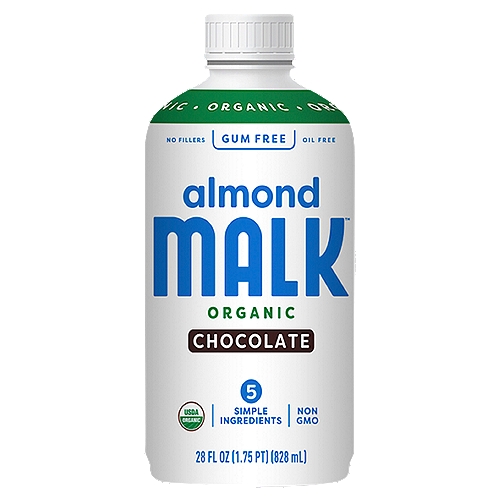 Malk Organic Chocolate Almond Milk, 28 fl oz