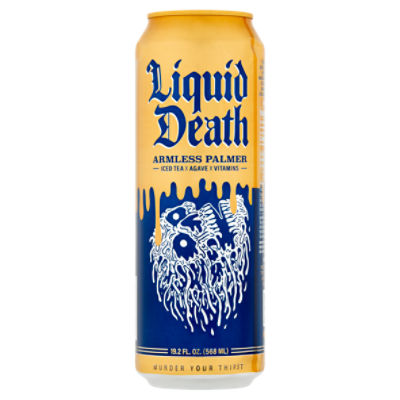 Liquid Death Armless Palmer Iced Tea, 19.2 fl oz