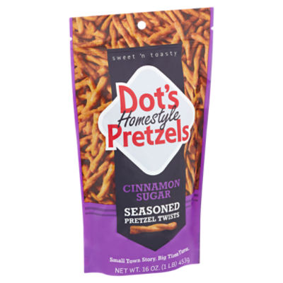 Dot's Homestyle Pretzels Cinnamon Sugar Seasoned Pretzel Twists, 16 oz