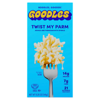Goodles Twist My Parm Asiago and Parmesan with Spirals, 5.25 oz