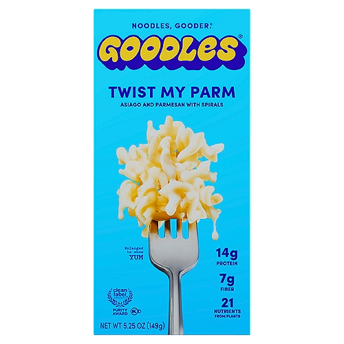 Goodles Twist My Parm Asiago and Parmesan with Spirals, 5.25 oz