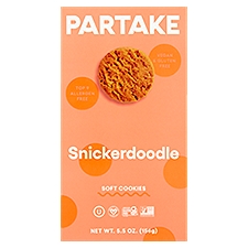 Partake Snickerdoodle Soft Cookies, 5.5 oz