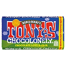 Ben & Jerry's Tony's Chocolonely Dark Milk Chocolate with Brownie, 6.35 oz