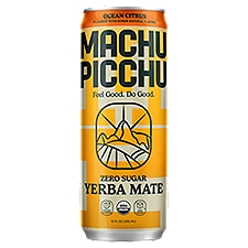 Machu Picchu Ocean Citrus Yero Sugar Yerba Mate Drink, 12 fl oz