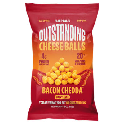 Outstanding Bacon Chedda Cheese Balls, 3 oz