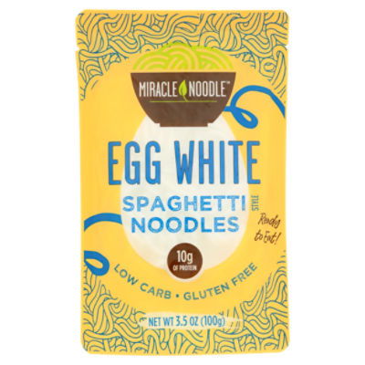 Miracle Noodle Egg White Spaghetti Style Noodles, 3.5 oz