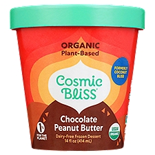 Cosmic Bliss Chocolate Peanut Butter Dairy-Free, Frozen Dessert, 14 Fluid ounce
