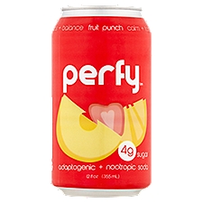 Perfy Fruit Punch Adaptogenic + Nootropic Soda, 355 ml